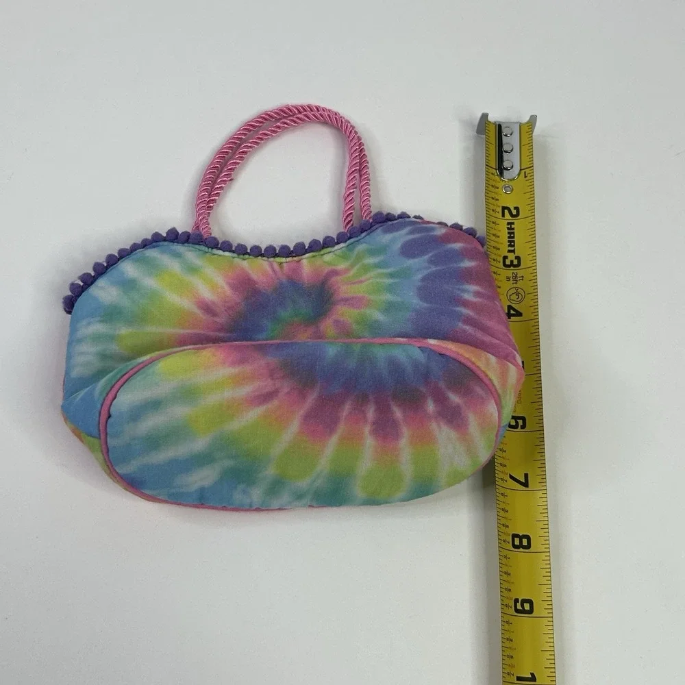 Sassy Pet Saks by Douglas Colorful Rainbow Tie Dye Pink Straps Small Childrens